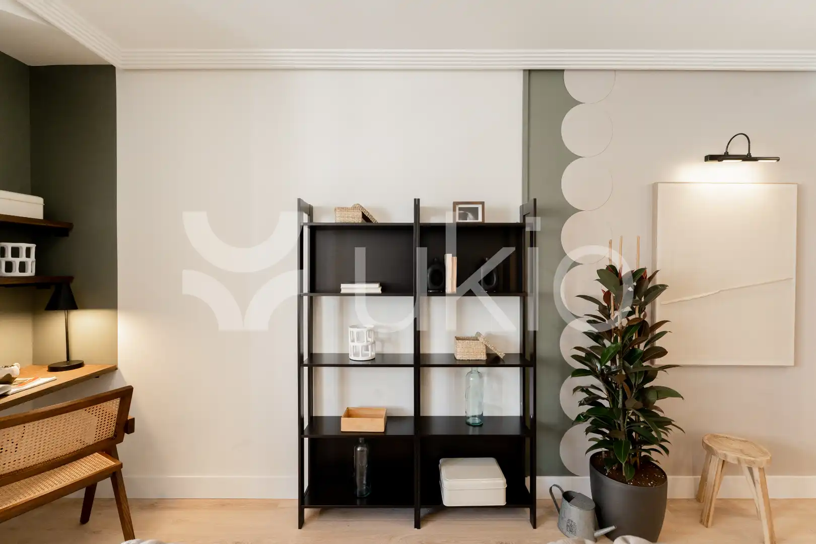 Living room of Apartments for rent in Madrid  with Air Conditioner, Heating and Furnished