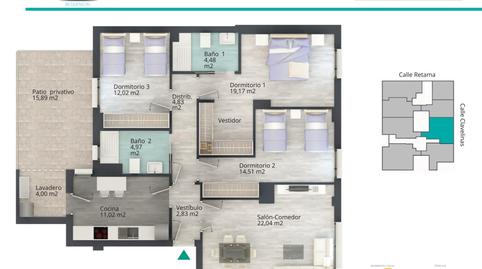 Foto 4 de Piso en venta en Ciudad Jardín, Badajoz