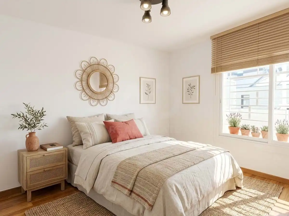 Bedroom of Attic for sale in Vilanova i la Geltrú  with Air Conditioner, Heating and Terrace