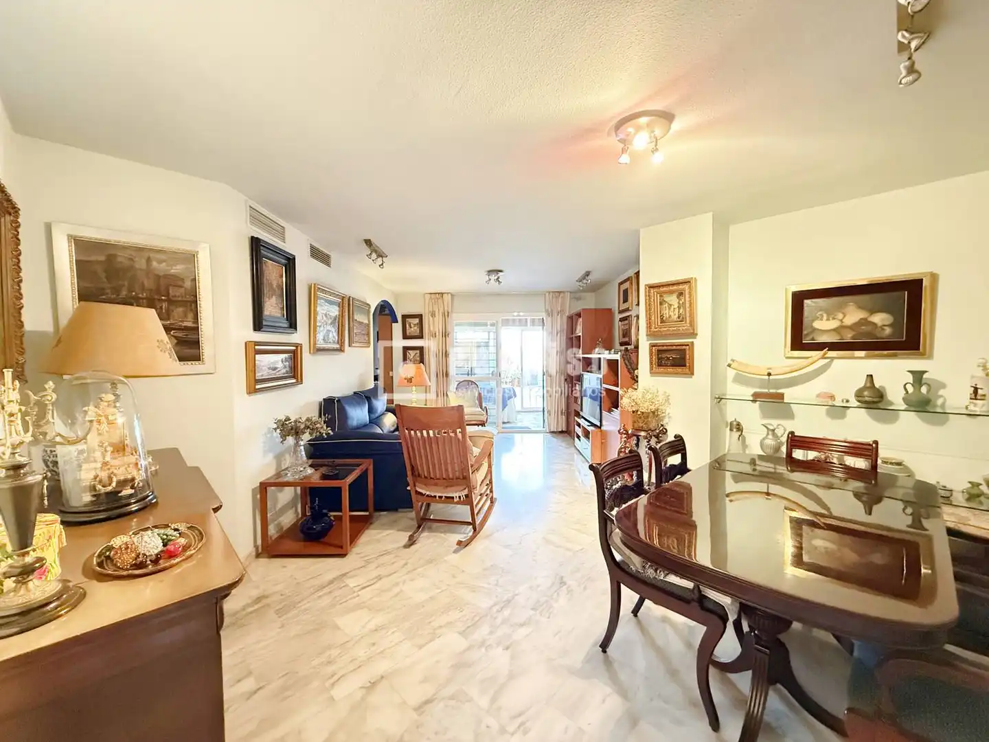 Sala de estar de Piso en venta en Málaga con Aire acondicionado y Terraza