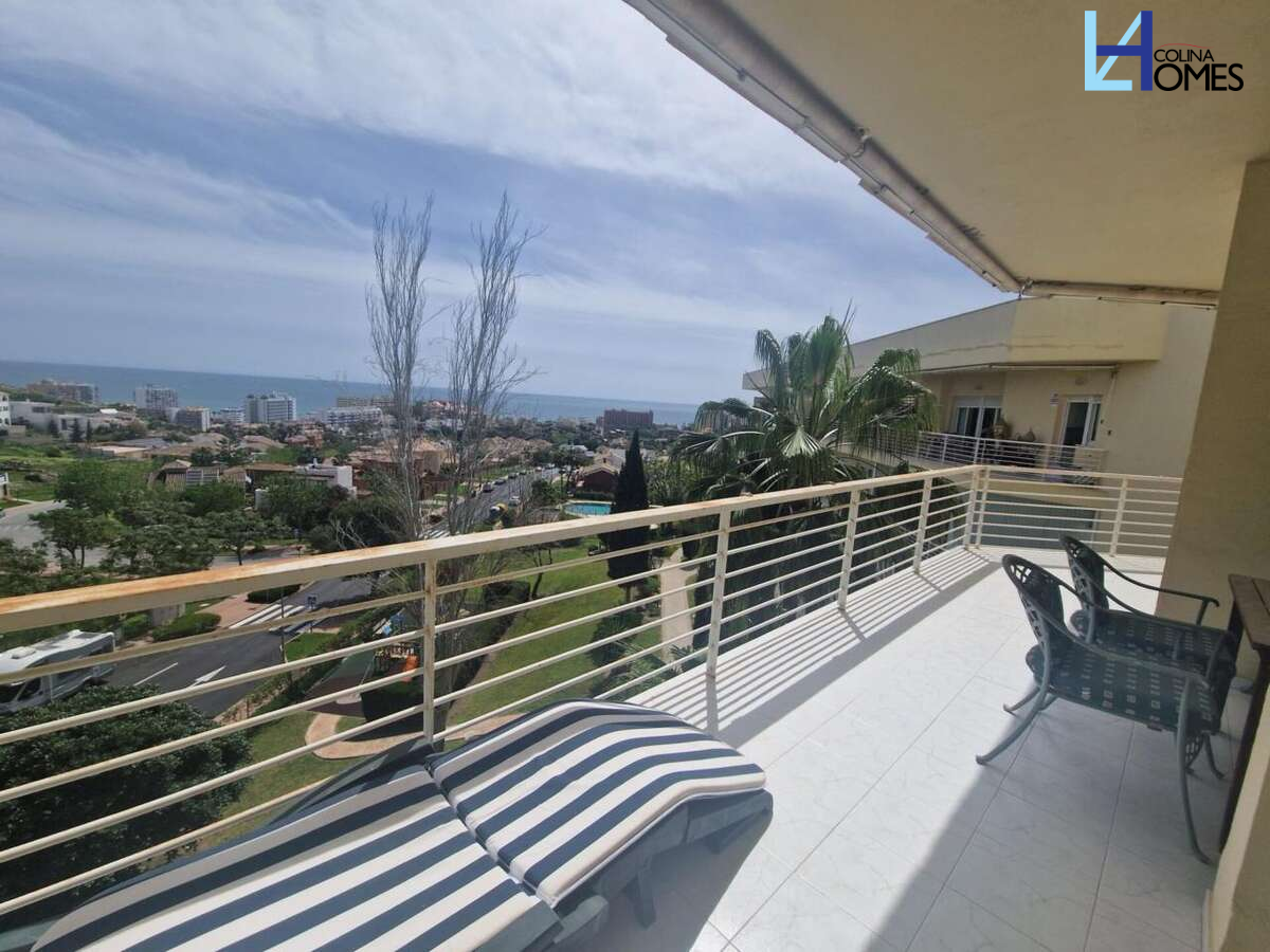 Terrace of Flat for sale in Benalmádena  with Air Conditioner, Terrace and Furnished