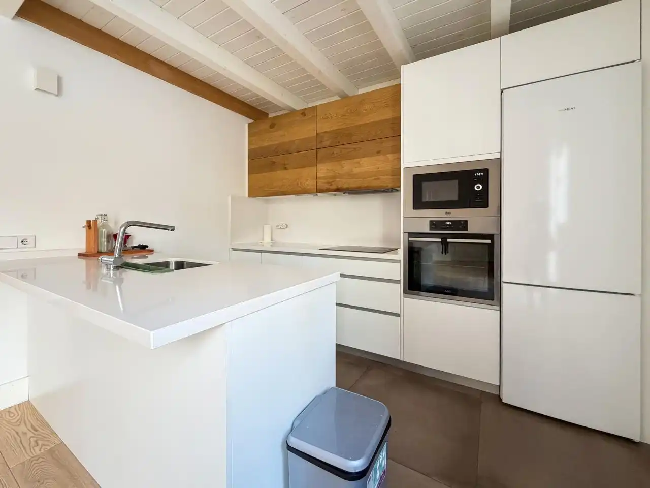 Küche von Maisonette zur Miete in Madrid mit Klimaanlage, Heizung und Terrasse