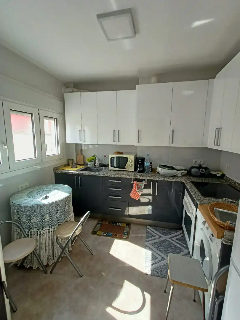 Kitchen of Flat for sale in Pozaldez  with Furnished and Balcony