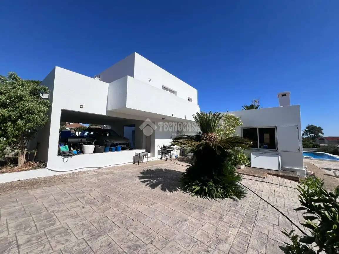Exterior view of Houses for sale in Aljaraque  with Air Conditioner, Heating and Private garden