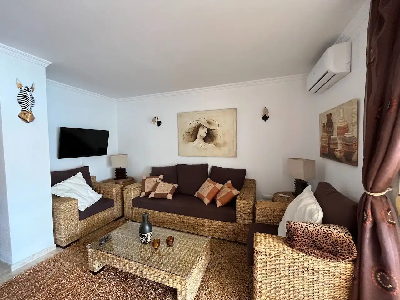 Sala de estar de Ático de alquiler en Vélez-Málaga con Aire acondicionado, Calefacción y Terraza