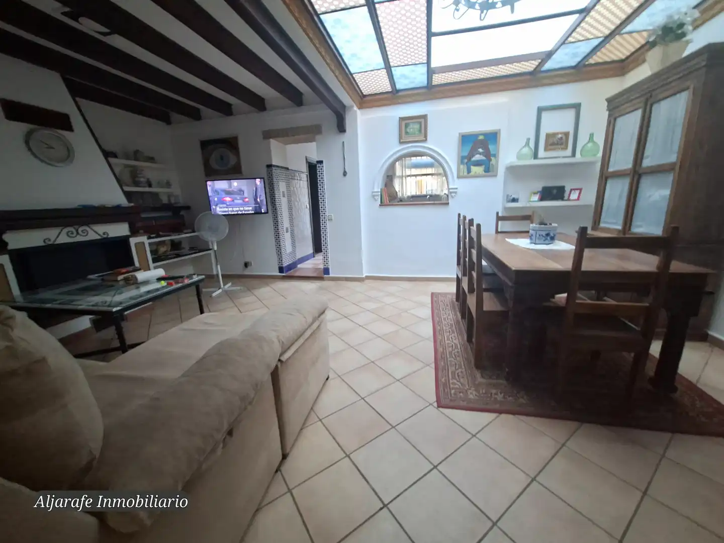 Sala de estar de Casa o chalet en venta en Umbrete con Aire acondicionado, Calefacción y Terraza