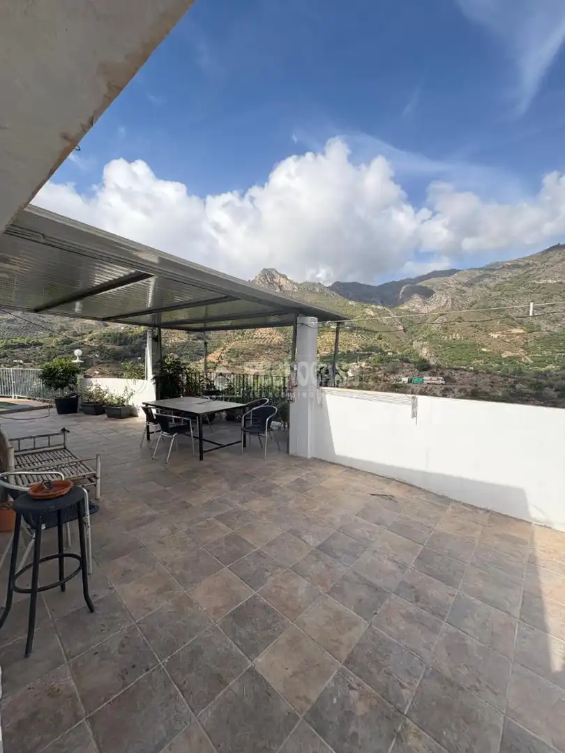 Terrace of Flat for sale in Almuñécar  with Air Conditioner, Private garden and Swimming Pool