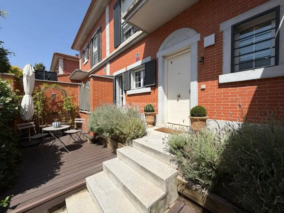 Terrace of Detached homes for sale in San Agustín del Guadalix  with Air Conditioner, Heating and Private garden