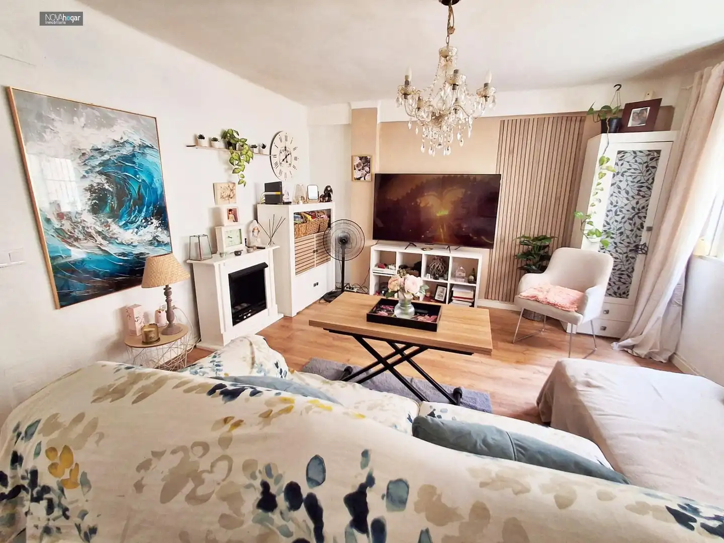 Living room of Flat for sale in Málaga  with Air Conditioner and Heating