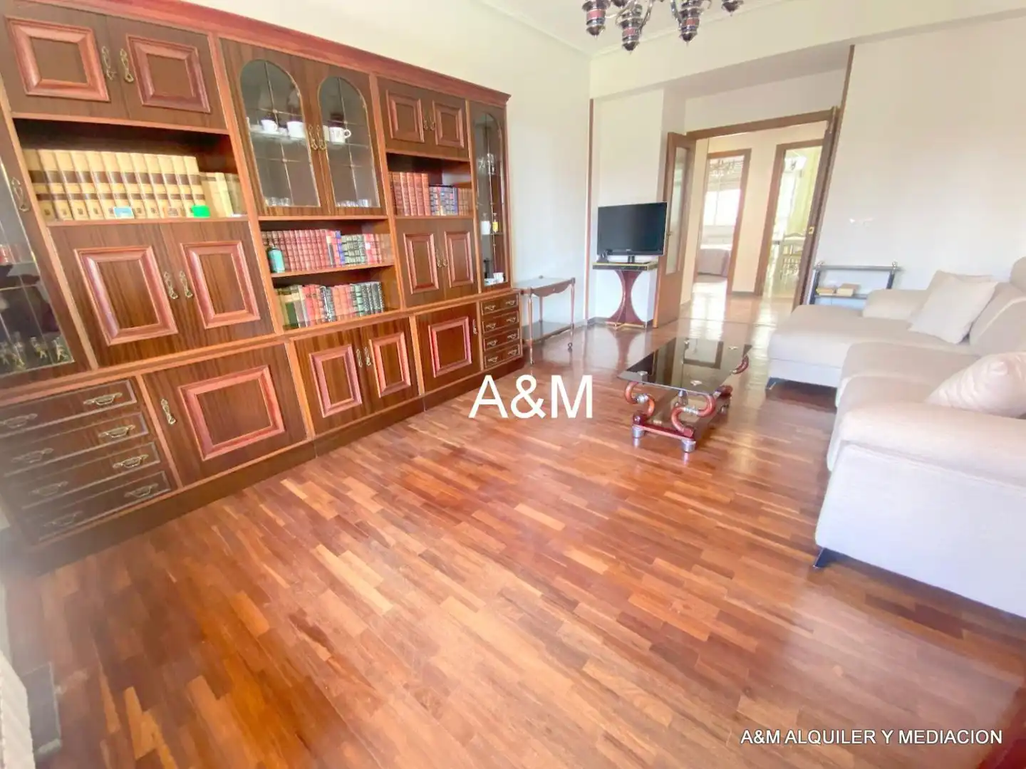 Living room of Flat for rent in Vitoria - Gasteiz  with Heating, Parquet flooring and Terrace