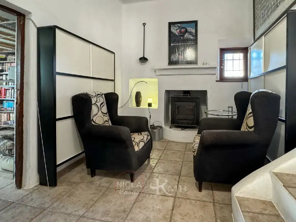 Sala d'estar de Casa o xalet en venda en Antas amb Jardí privat, Terrassa i Piscina