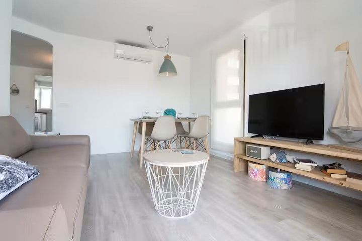 Sala de estar de Piso de alquiler en  Palma de Mallorca con Aire acondicionado, Calefacción y Amueblado