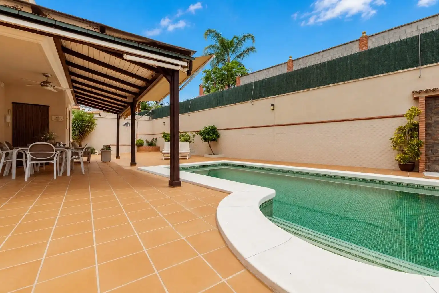 Swimming pool of Houses for sale in Alhaurín de la Torre  with Air Conditioner, Heating and Swimming Pool