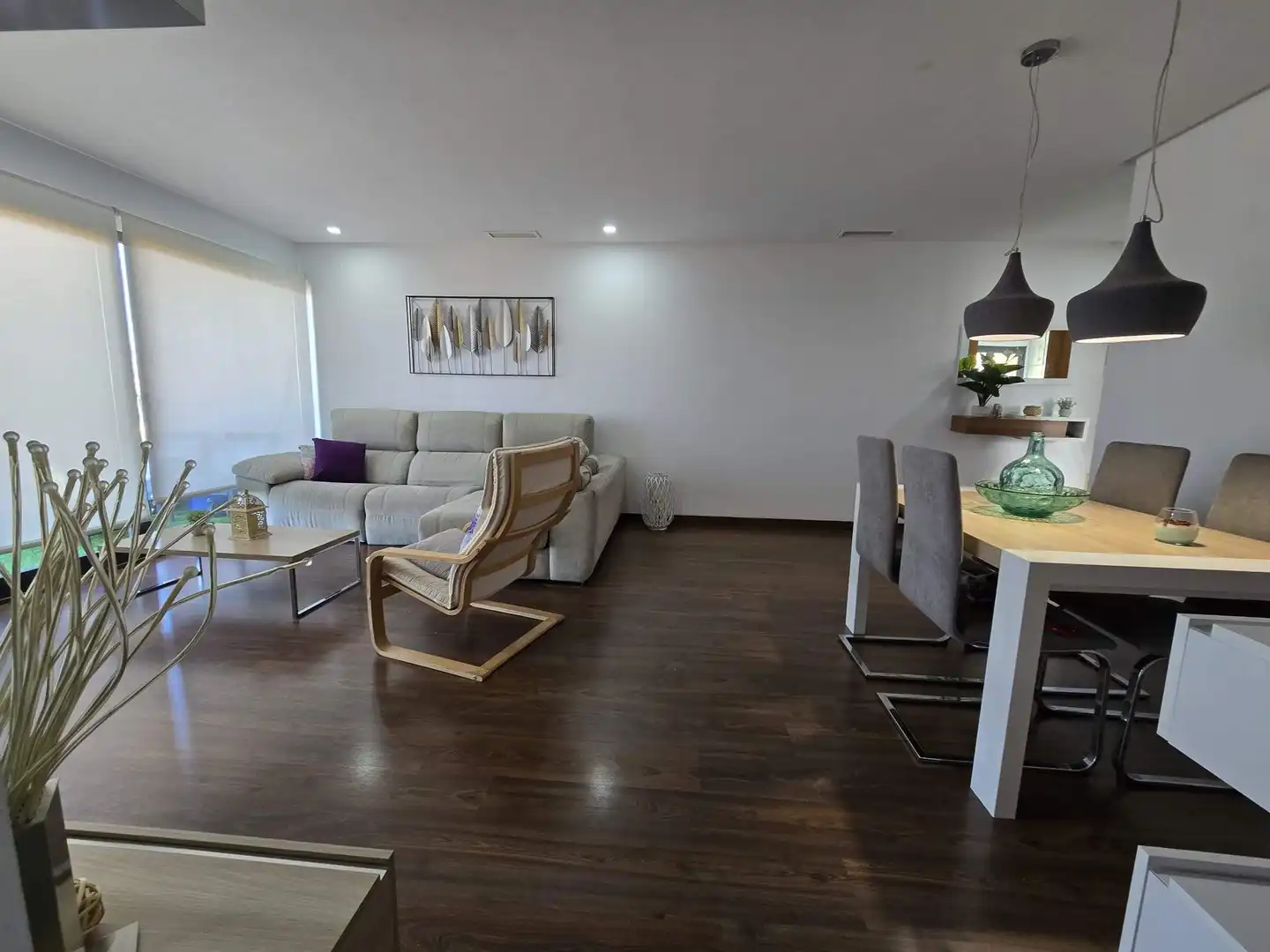 Sala de estar de Piso en venta en Crevillent con Aire acondicionado, Parquet y Terraza