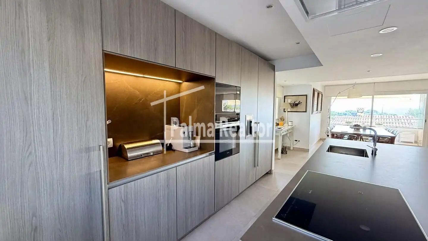 Cuina de Dúplex en venda en  Palma de Mallorca amb Aire condicionat, Calefacció i Jardí privat