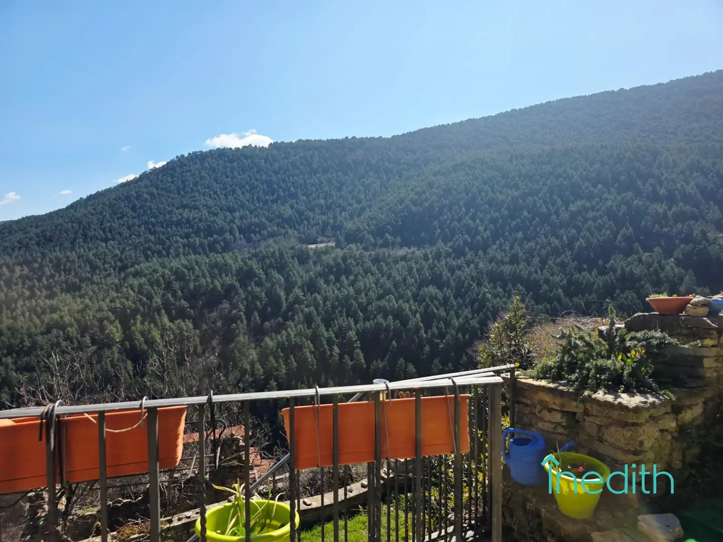 Terrassa de Casa o xalet en venda en El Pont de Bar amb Aire condicionat, Jardí privat i Terrassa