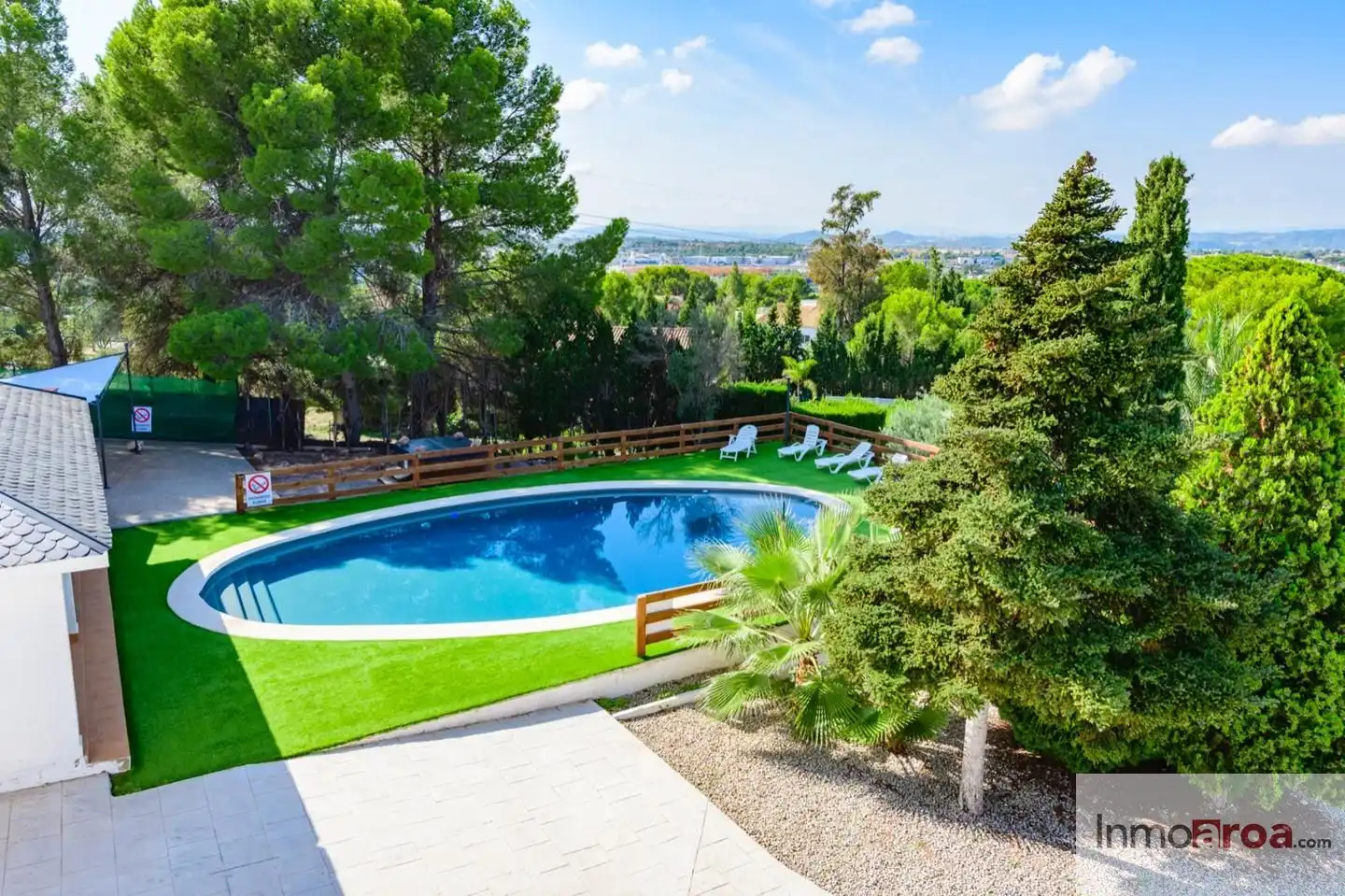 Piscina de Casa o xalet de lloguer en Bétera amb Aire condicionat, Calefacció i Jardí privat