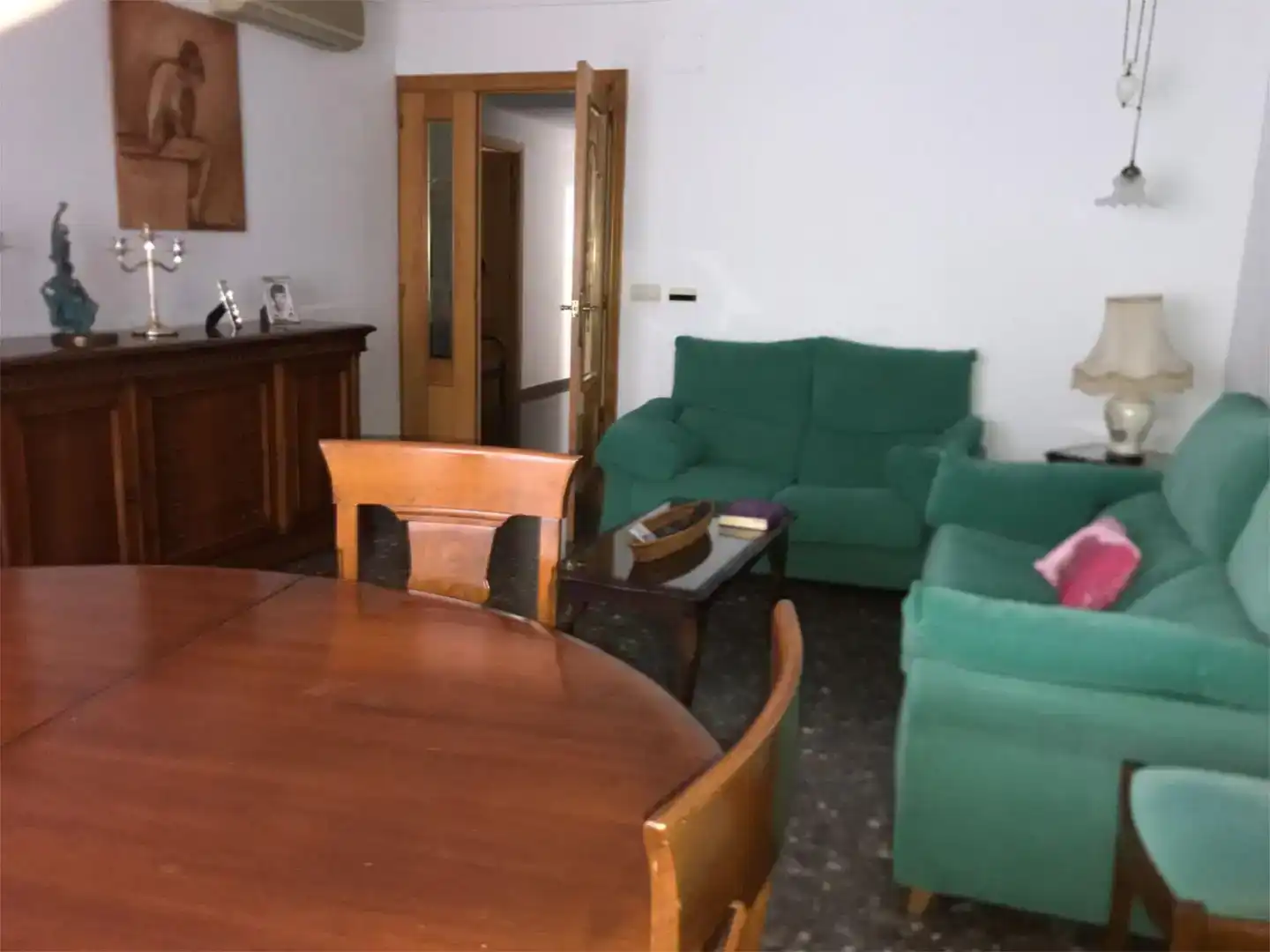 Living room of Flat for rent in Ontinyent  with Furnished and Balcony