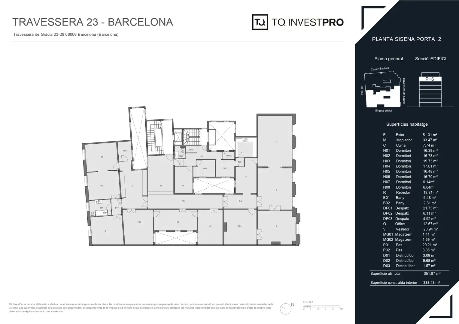 Appartamento con ascensore in vendita a Travessera de Gràcia 23, imagen 15