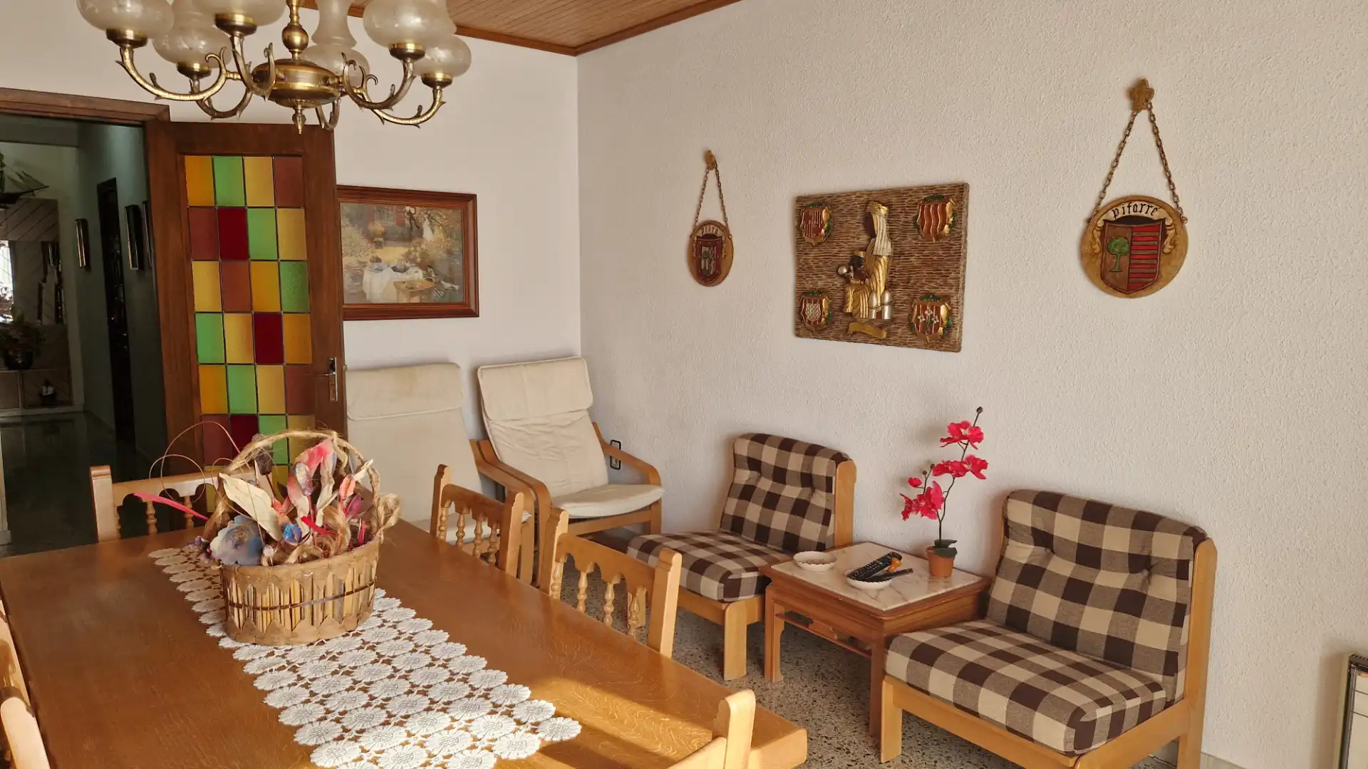 Sala de estar de Piso en venta en Alfarràs con Aire acondicionado, Calefacción y Trastero