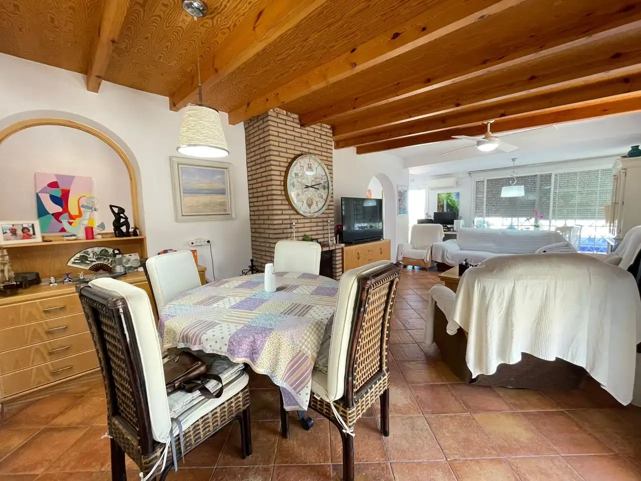 Dining room of Houses for sale in La Manga del Mar Menor  with Air Conditioner, Heating and Private garden