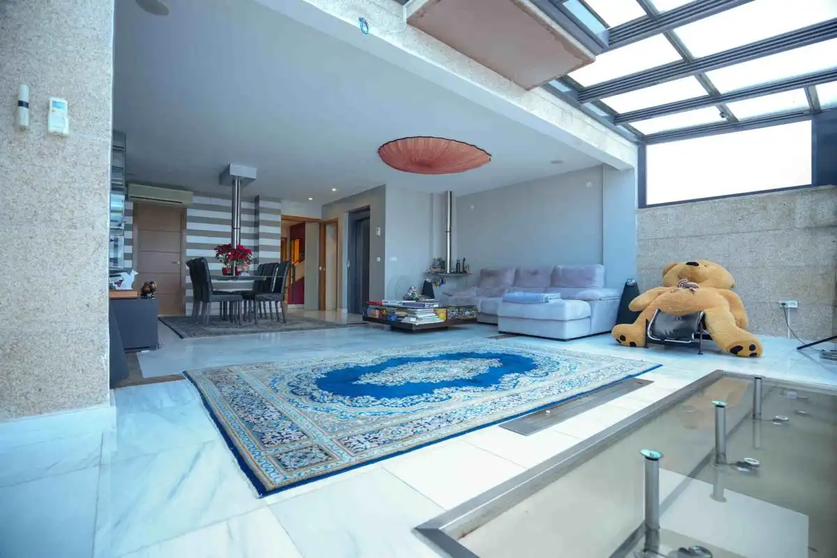 Living room of Detached homes for sale in Madrid  with Air Conditioner, Heating and Private garden