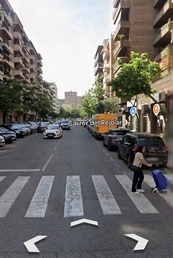 Vista exterior de Àtic en venda en Lleida amb Aire condicionat, Parquet i Moblat