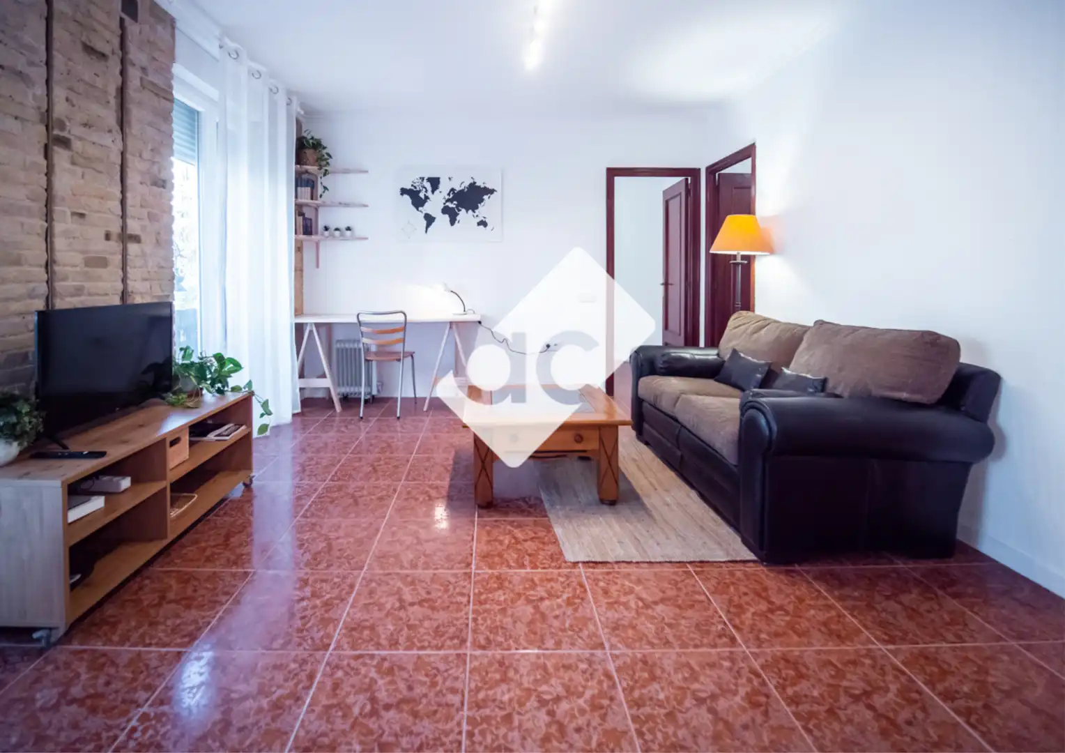 Sala d'estar de Apartament de lloguer en Valencia amb Aire condicionat, Calefacció i Parquet