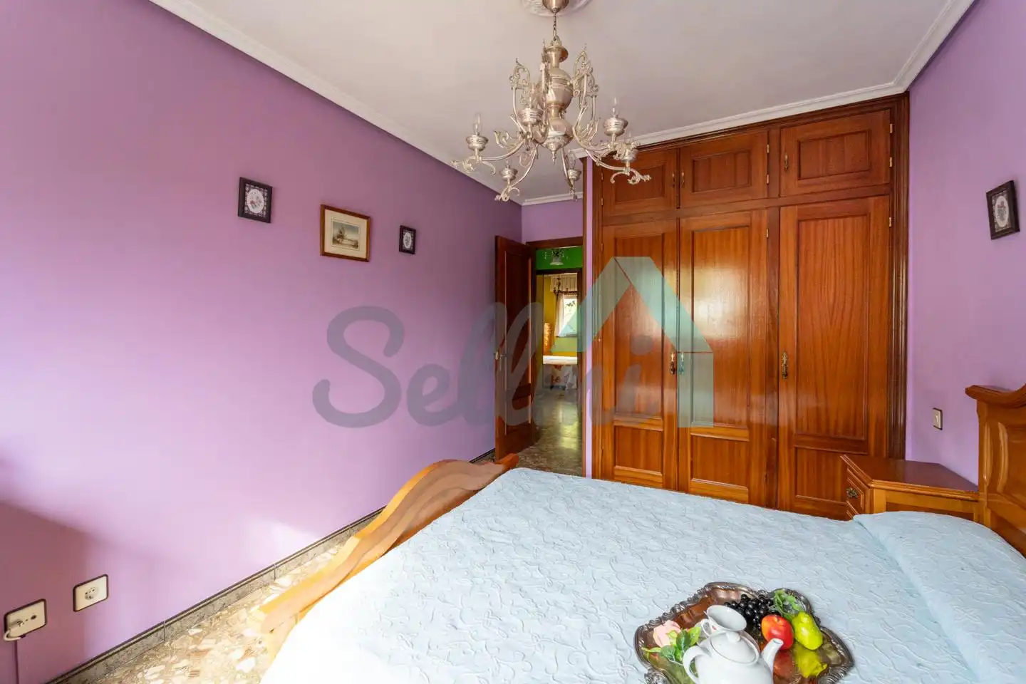 Bedroom of Flat for sale in Allande  with Heating, Terrace and Storage room