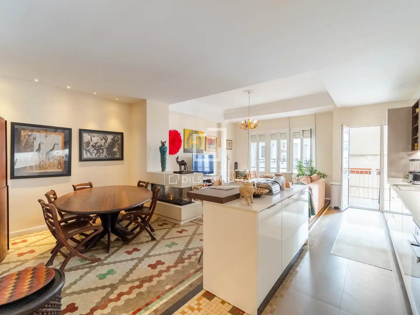 Sala de estar de Piso en venta en L'Eixample