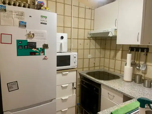 Cocina de Piso en venta en L'Hospitalet de Llobregat con Parquet y Amueblado