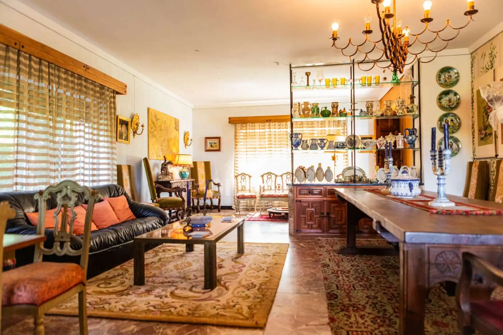 Sala de estar de Casa o chalet en venta en Collado Villalba con Calefacción, Jardín privado y Piscina