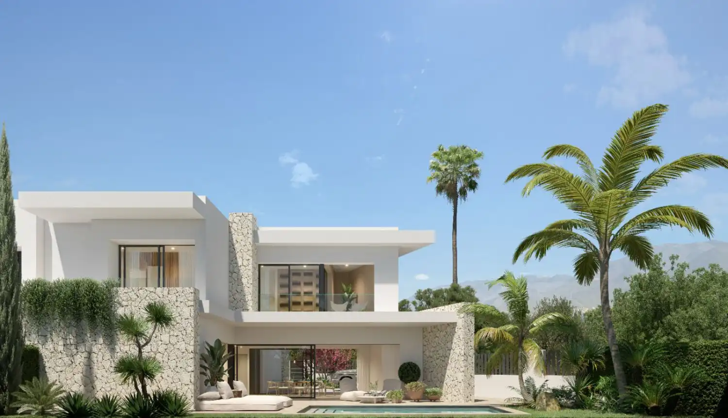 Vista exterior de Casa o xalet en venda en Alhaurín de la Torre amb Aire condicionat, Calefacció i Jardí privat