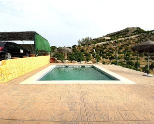 Piscina de Finca rústica de lloguer en Vélez-Málaga amb Aire condicionat i Piscina