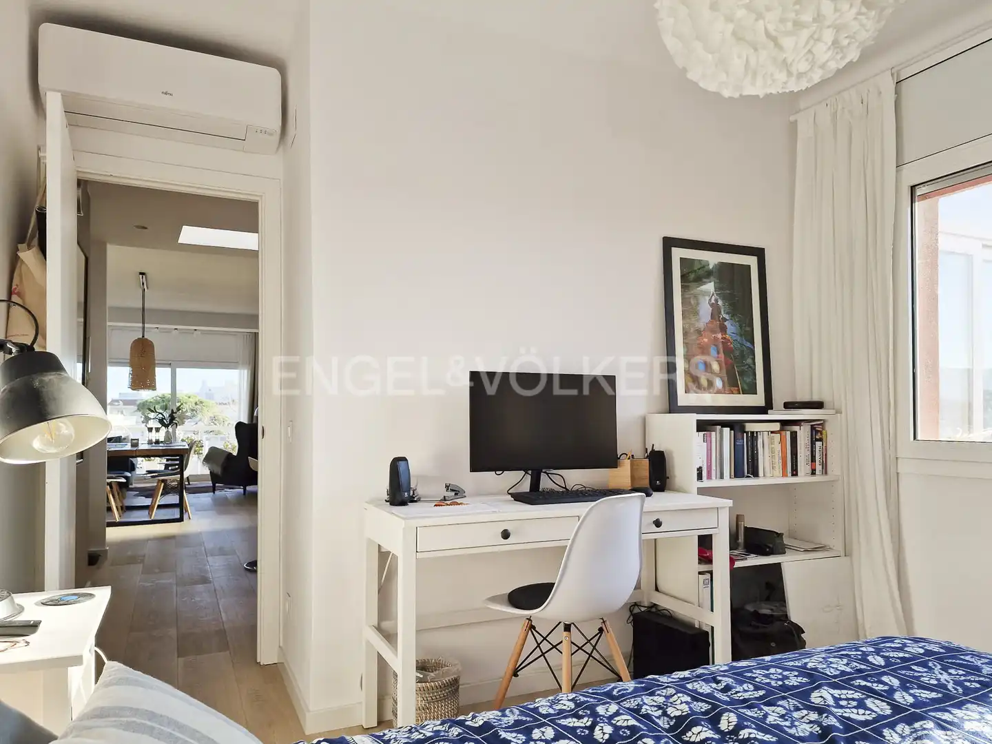 Dormitori de Pis de lloguer en Castelldefels amb Aire condicionat, Calefacció i Parquet
