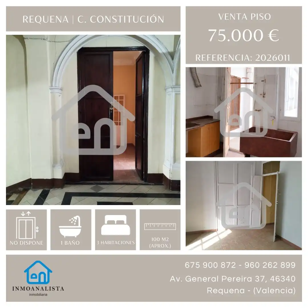Flat for sale in Requena  with Balcony
