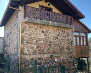 Exterior view of House or chalet for sale in A Baña    with Private garden, Furnished and Oven