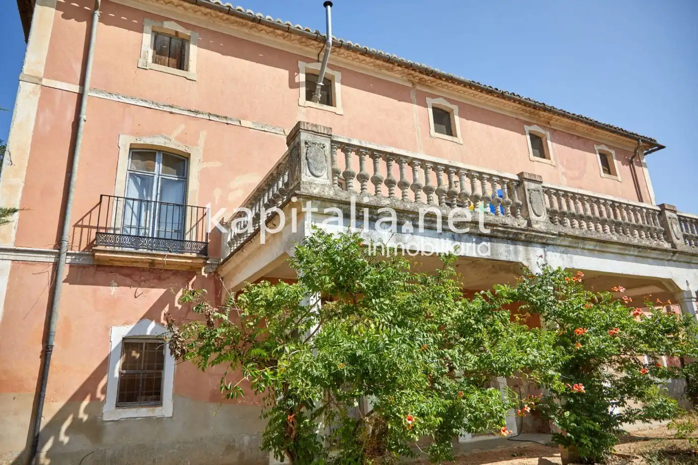Außenansicht von Country house zum Verkauf in Bocairent mit Privatgarten, Terrasse und Balkon