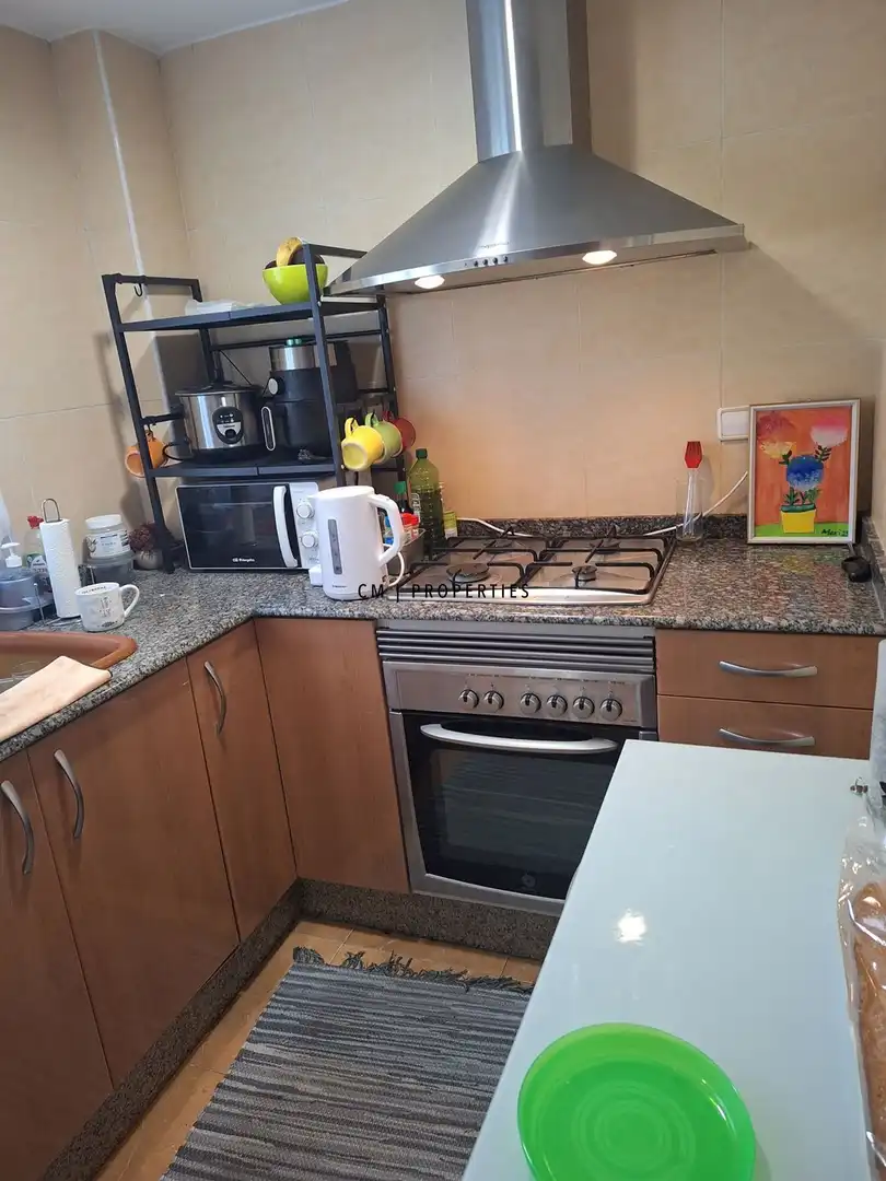 Küche von Wohnung zur Miete in Moncada mit Klimaanlage, Heizung und Terrasse