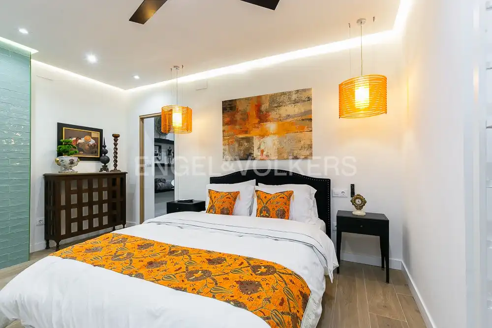 Bedroom of Flat for rent in Valencia  with Air Conditioner, Heating and Furnished