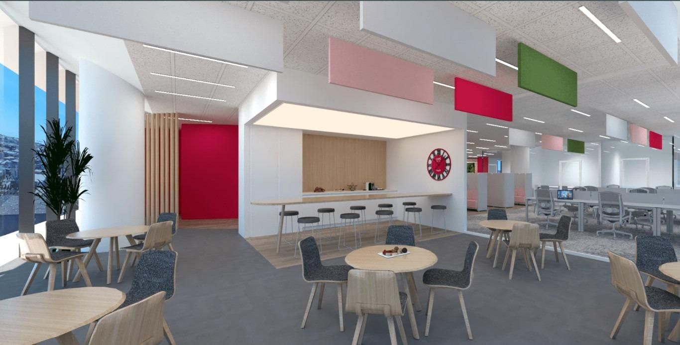 Büro miete in L'Hospitalet de Llobregat mit Klimaanlage und Heizung