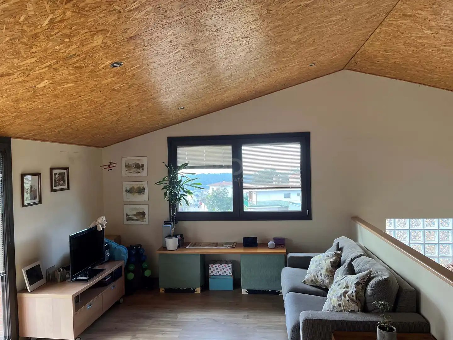 Living room of Houses for sale in Les Franqueses del Vallès  with Air Conditioner, Heating and Terrace