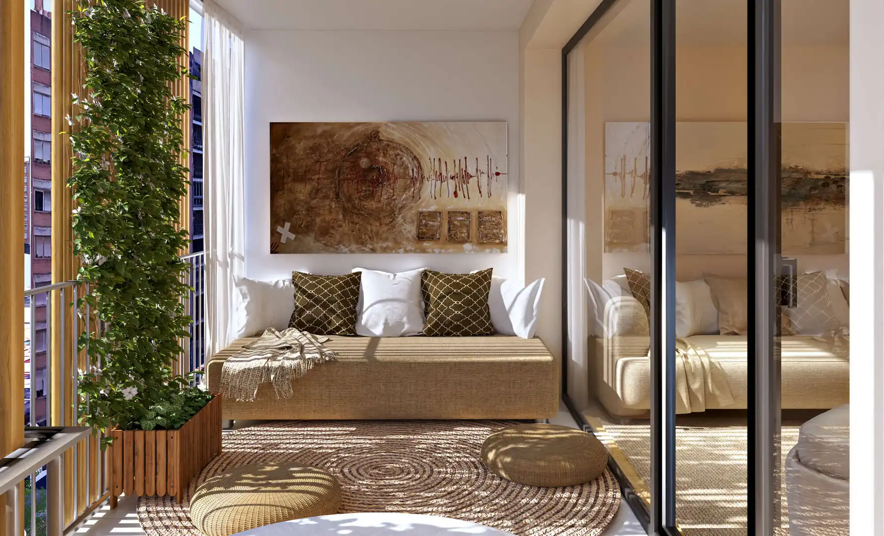 Sala d'estar de Pis en venda en  Palma de Mallorca amb Aire condicionat, Calefacció i Terrassa
