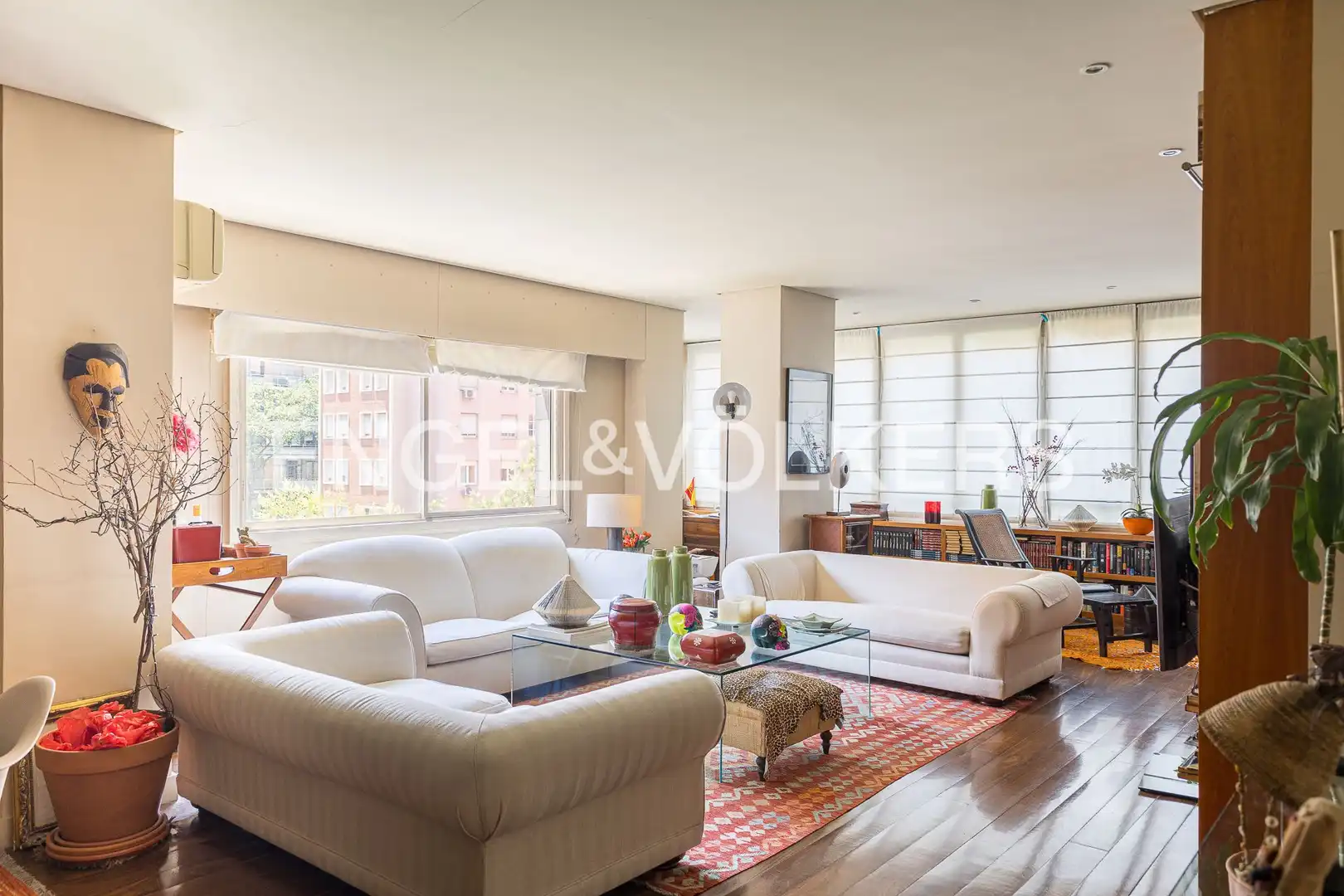 Living room of Flat for sale in Madrid  with Air Conditioner, Heating and Private garden