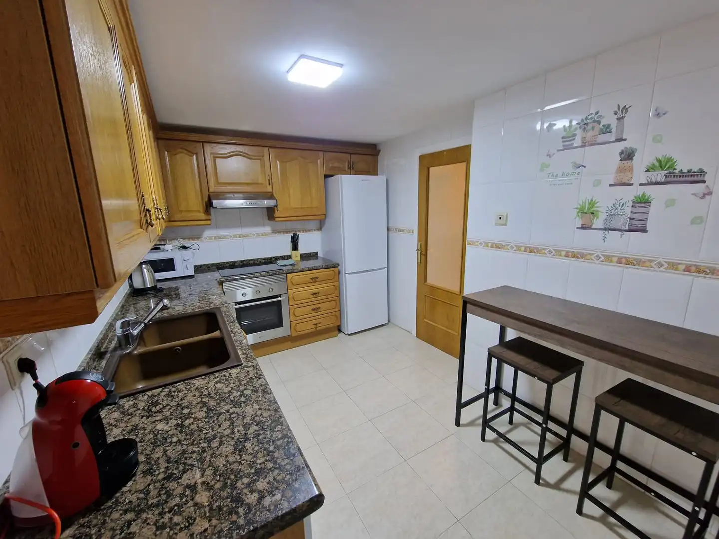 Cuina de Apartament de lloguer en Dénia amb Aire condicionat, Calefacció i Terrassa
