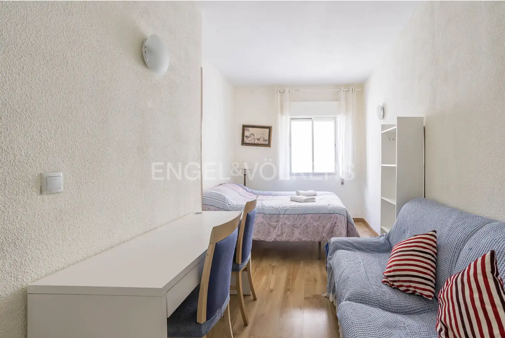 Bedroom of Flat for rent in Madrid  with Heating, Parquet flooring and Pets allowed