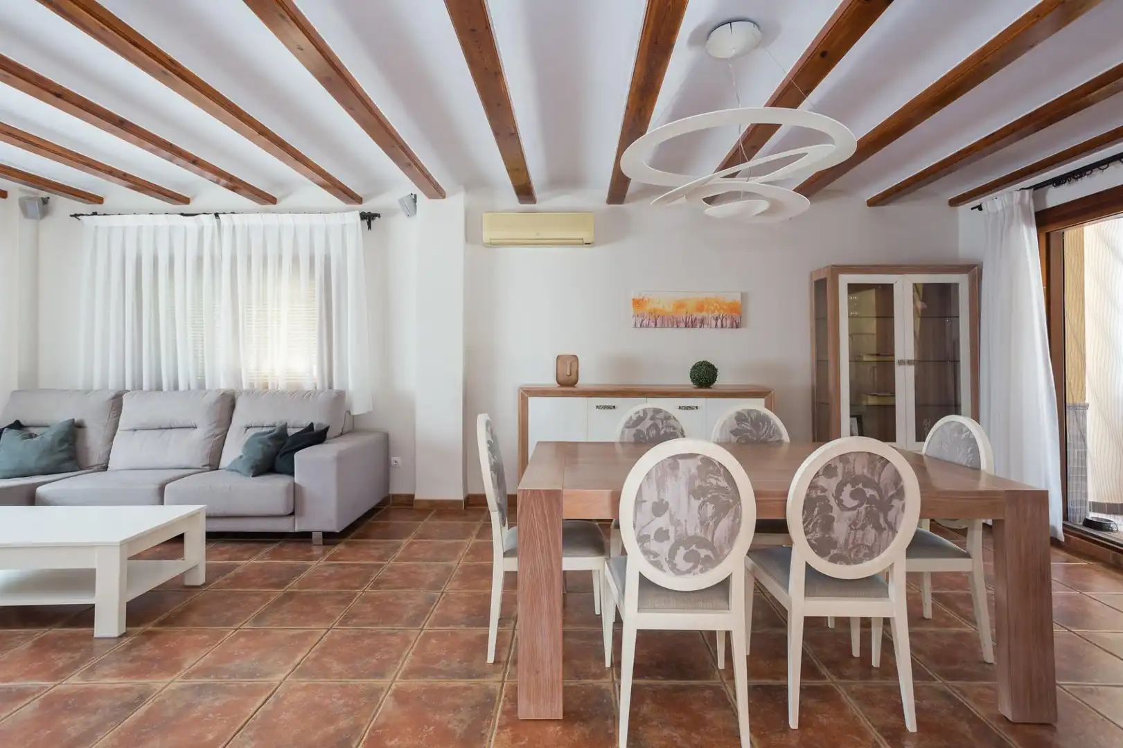 Comedor de Casa o chalet en venta en Rafelcofer con Aire acondicionado, Calefacción y Jardín privado