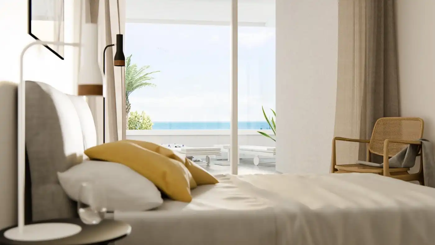 Habitación de Apartamento en venta en Villajoyosa / La Vila Joiosa con Aire acondicionado, Jardín privado y Terraza