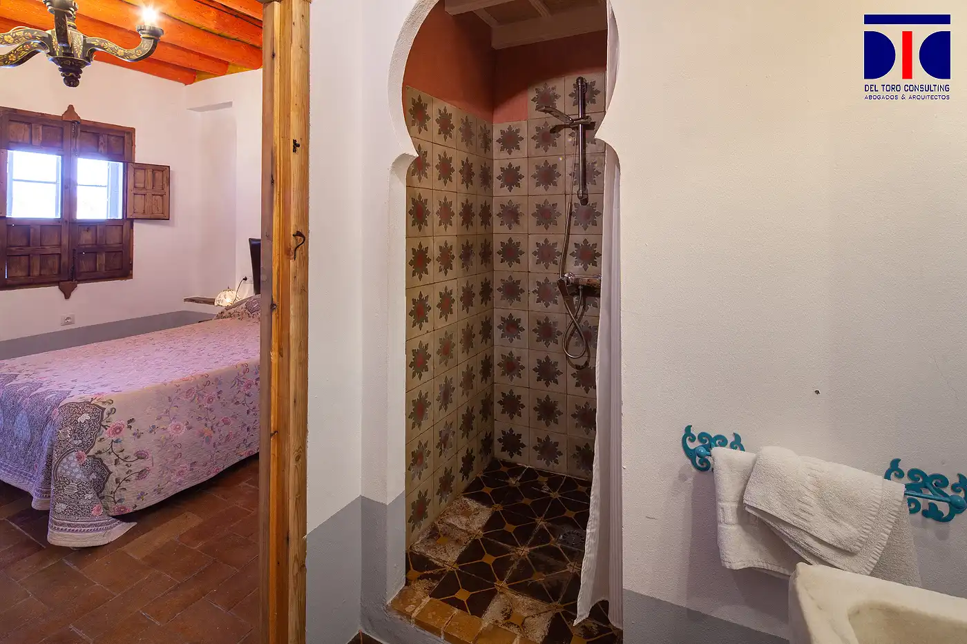 Baño de Finca rústica en venta en Carmona con Aire acondicionado, Calefacción y Jardín privado