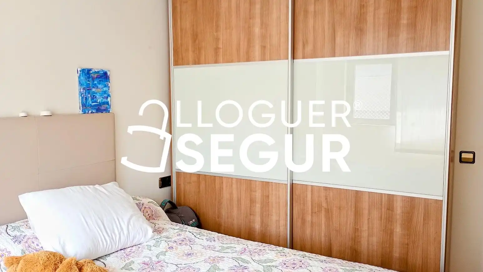 Bedroom of Flat for rent in Badalona  with Heating and Terrace